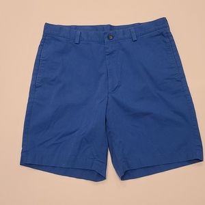 Polo shorts size 33 with an 8 inch inseam.